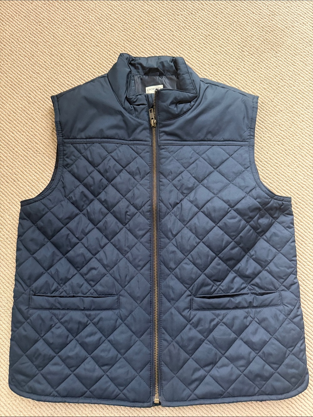 Crewcuts Quilted Navy Blue Puffer Vest